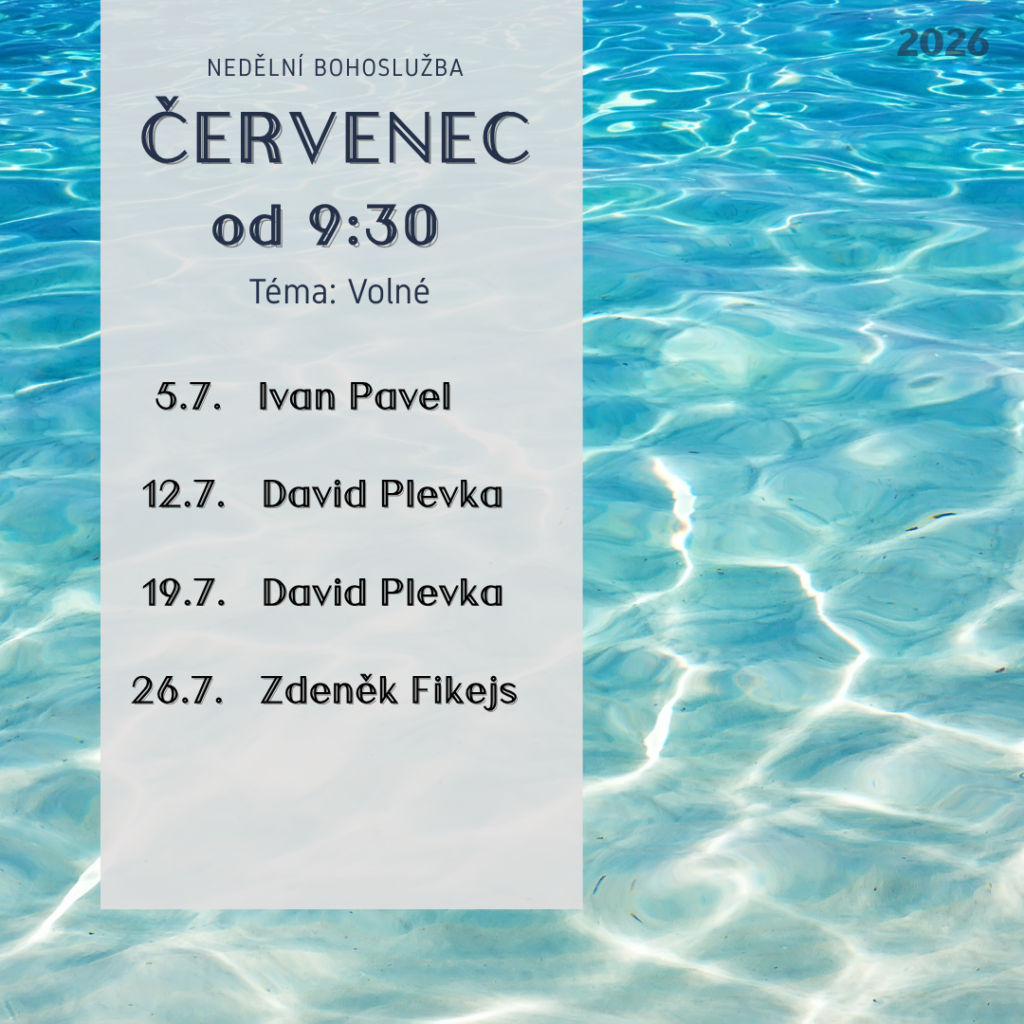 Červenec – Volné téma